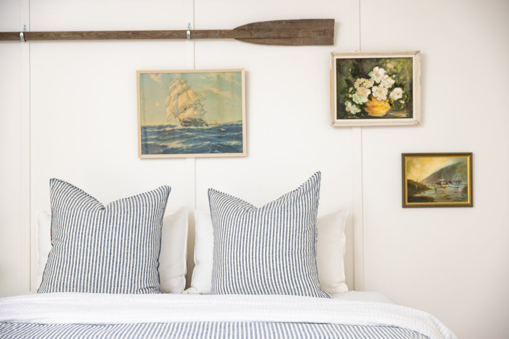 How To: Style our Indigo Stripe Bed Linen