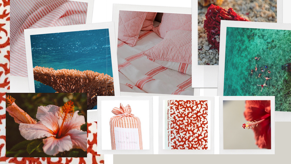Red Coral Mood: Explore Linen Bedding