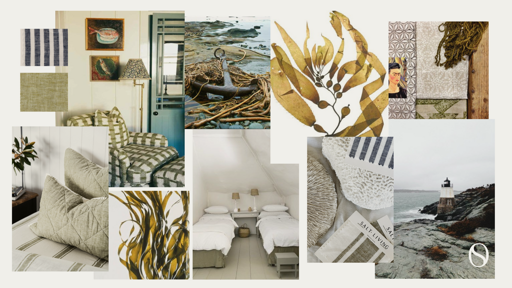 Dive into our Kelp Linen mood, by Salt Living