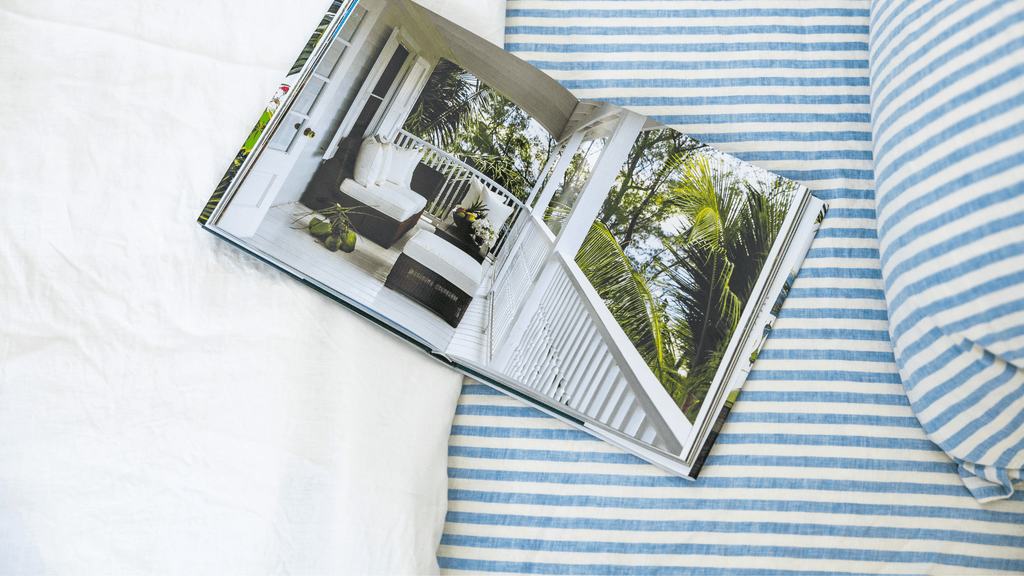 Introducing our newest blue stripe. - Salt Living