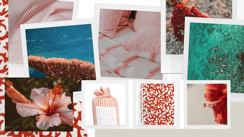 Red Coral Mood: Explore Linen Bedding - Salt Living