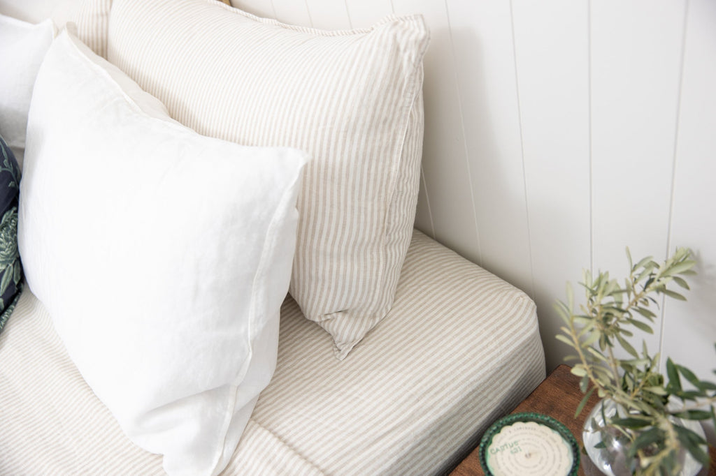 100% French Flax Linen Sheet Set from Salt Living | Linen Sheets and Linen Pillowcases