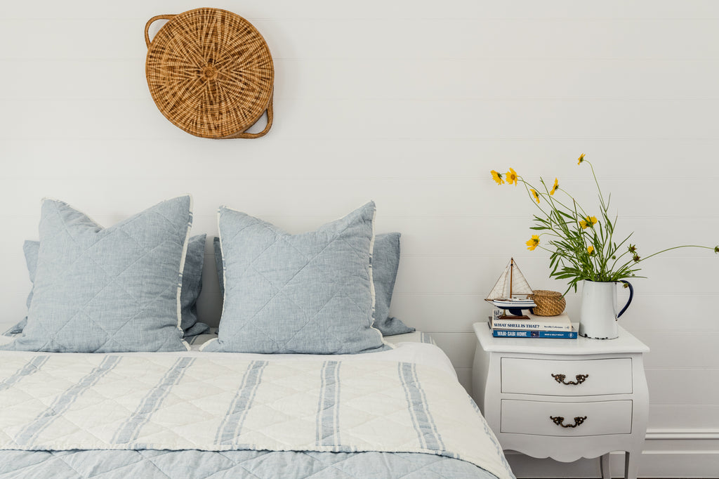 Linen Quilts: Single to Super King Linen Bedding