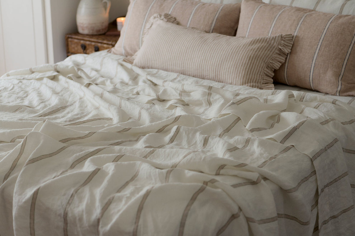 All Neutrals: Stylish Linen Bedding Collection