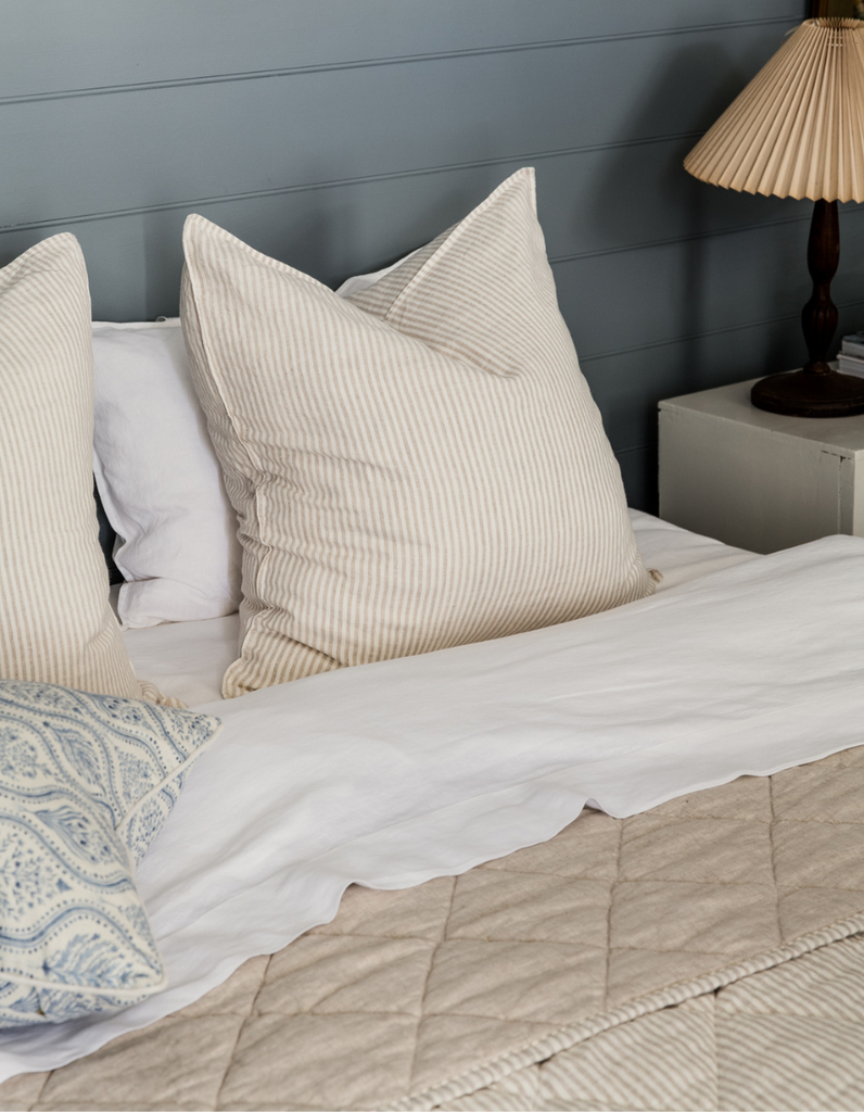100% Linen European Pillowcases | Euros - Linen Bedding
