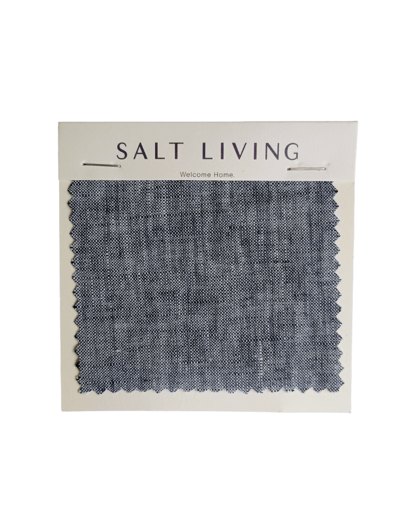 Linen Fabric Swatch - Indigo - Salt Living