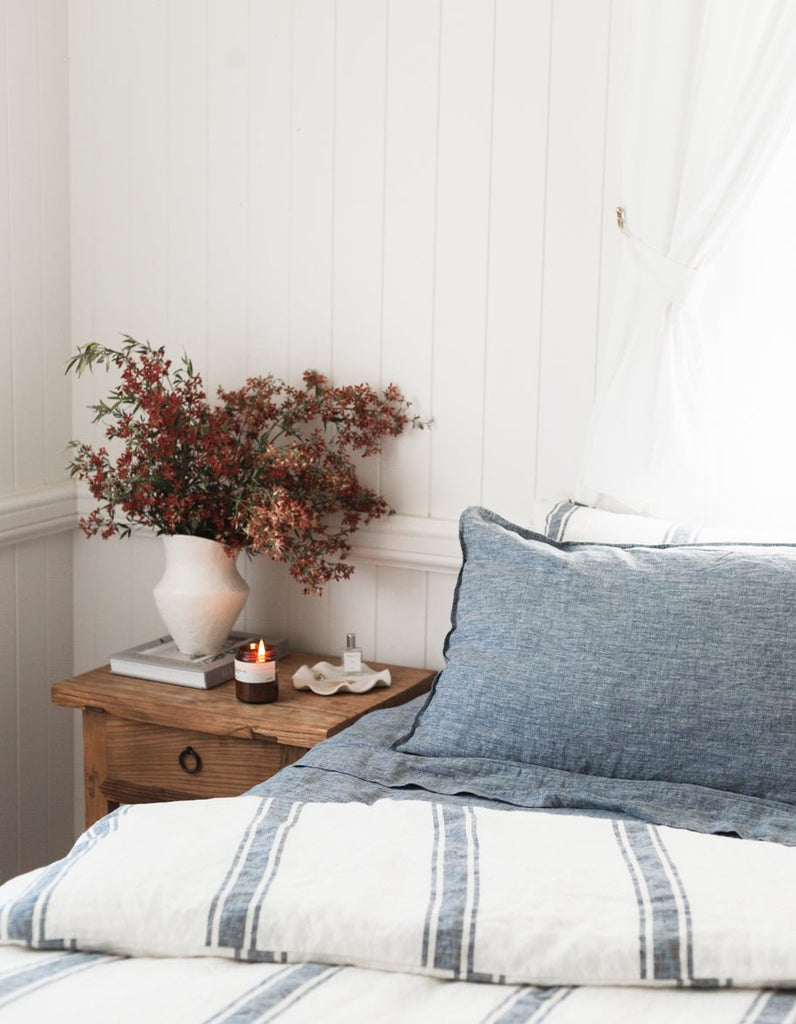 Linen Pillowcase Set - Indigo - Salt Living