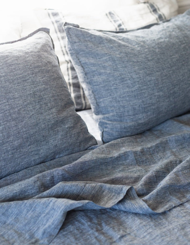 Linen Pillowcase Set - Indigo - Salt Living