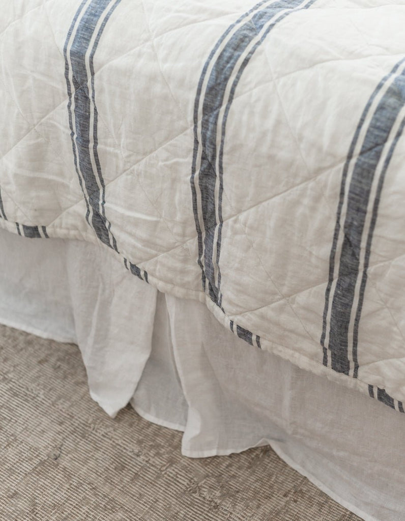 Linen Quilt - Indigo - Salt Living
