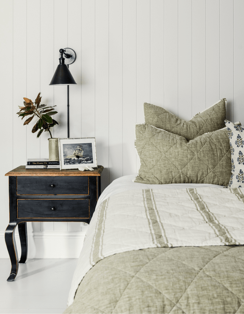 Linen Quilt - Kelp - Salt Living