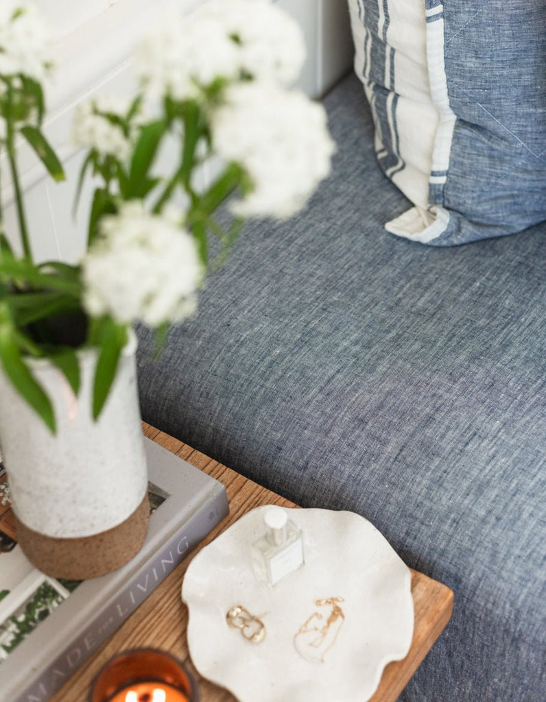 Linen Sheet Set - Indigo - Salt Living