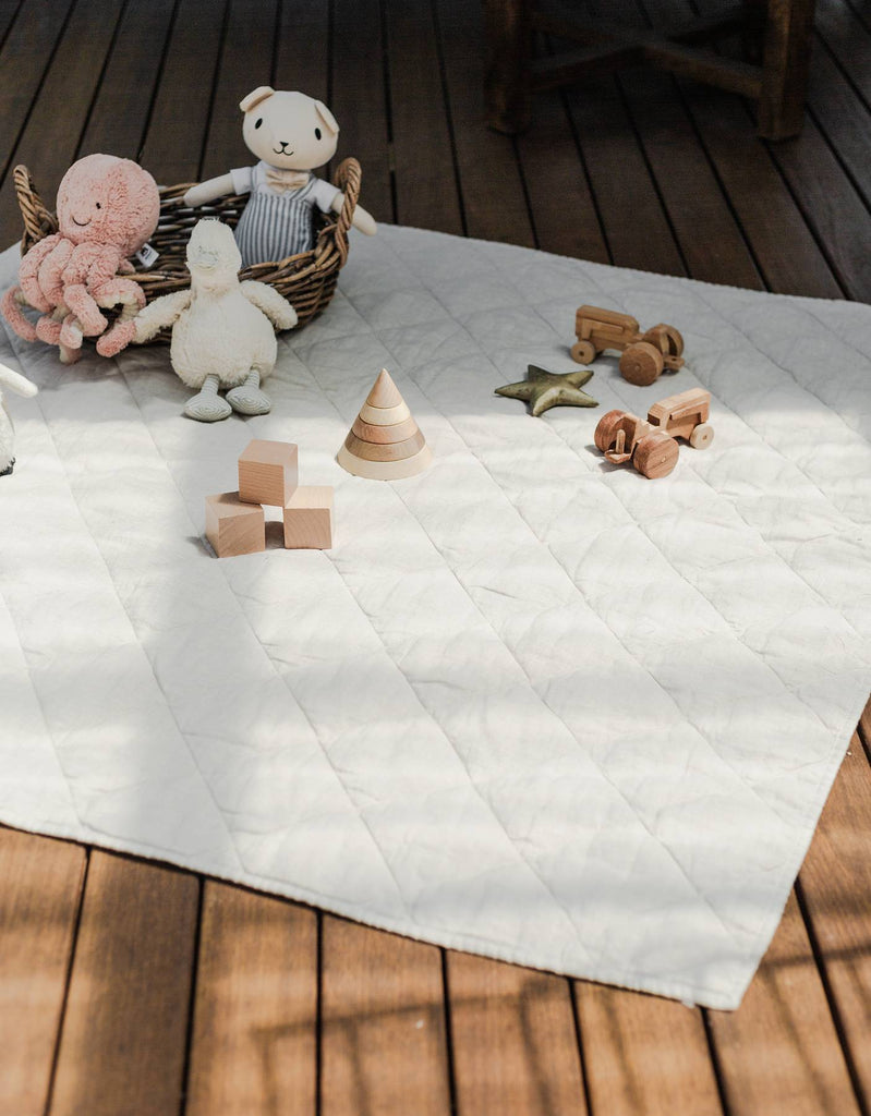  Baby Play Mat in Natural Linen