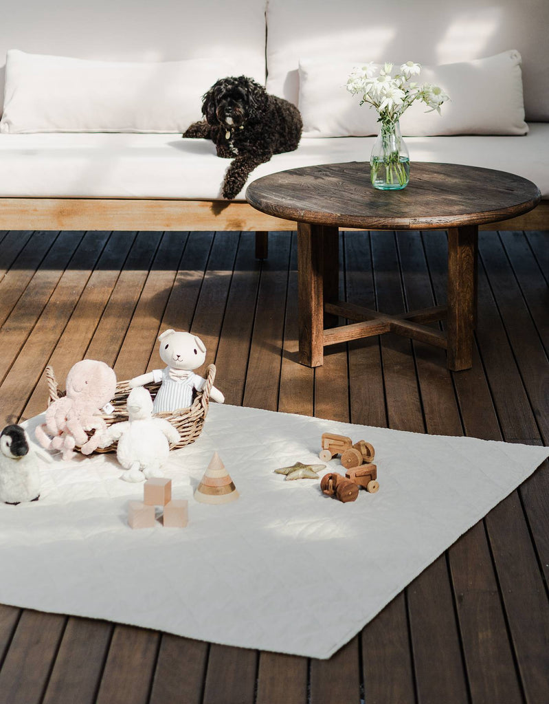  Baby Play Mat in Natural Linen