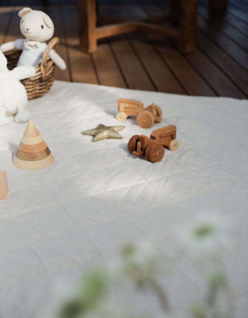  Baby Play Mat in Natural Linen