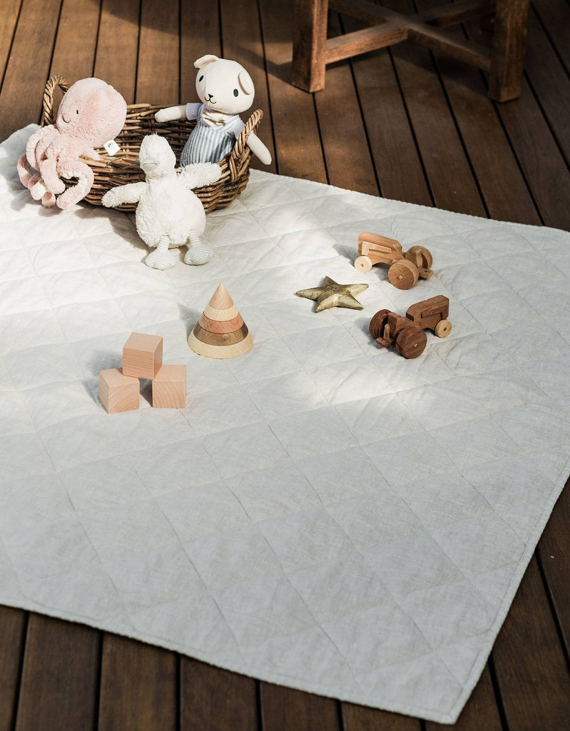  Baby Play Mat in Natural Linen