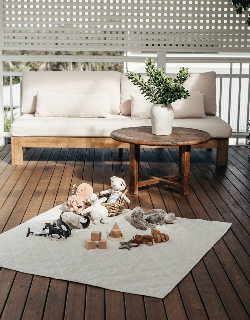  Baby Play Mat in Natural Linen