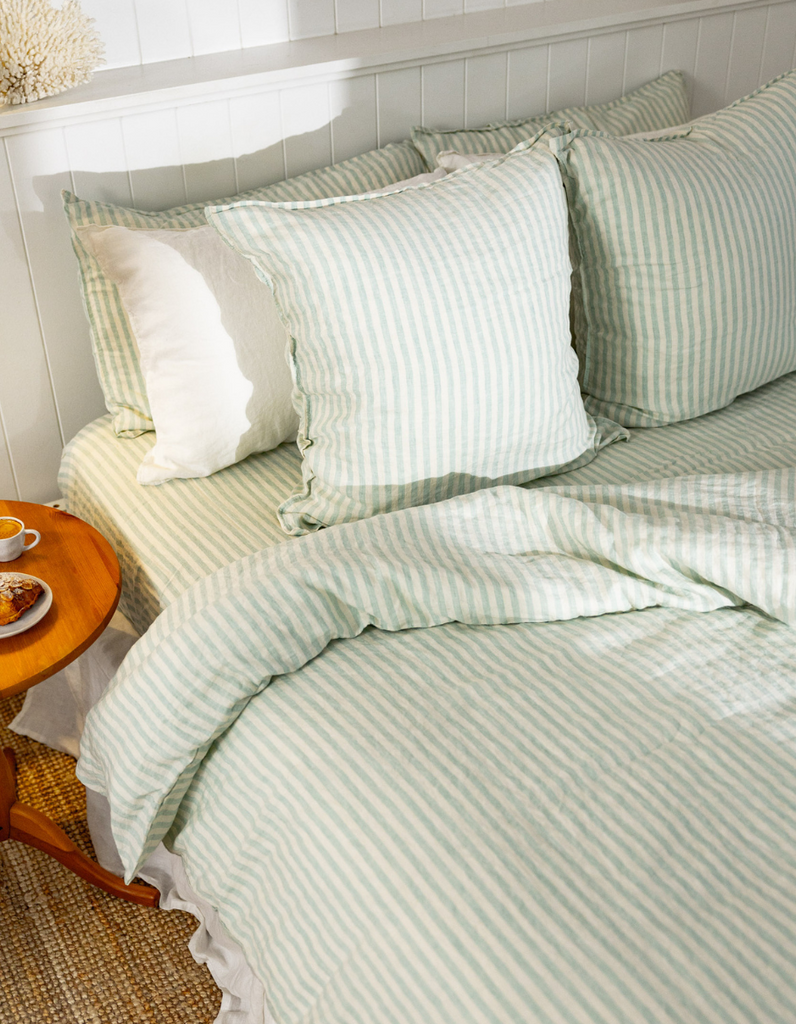 100% Linen Sheet Set from Salt Living | Linen Sheets and Linen Pillowcases