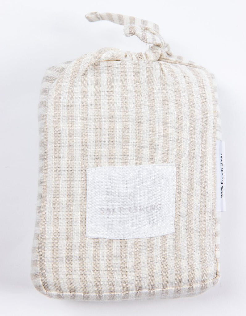 100% Linen Cot Sheet from Salt Living | Welcome Home.