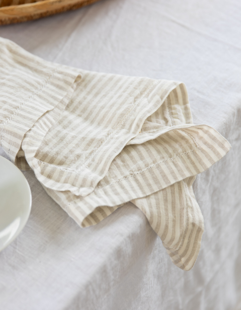 100% Linen Napkin Set of 4 from Salt Living | Welcome Home.