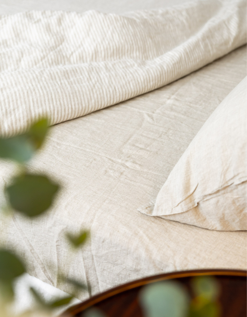 Natural Linen Sheets from Salt Living | 100% French Flax
