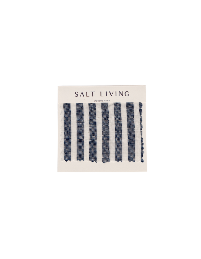 indigo stripe linen  100% Linen European Pillowcases by Salt Living | Stripes Linen Euros