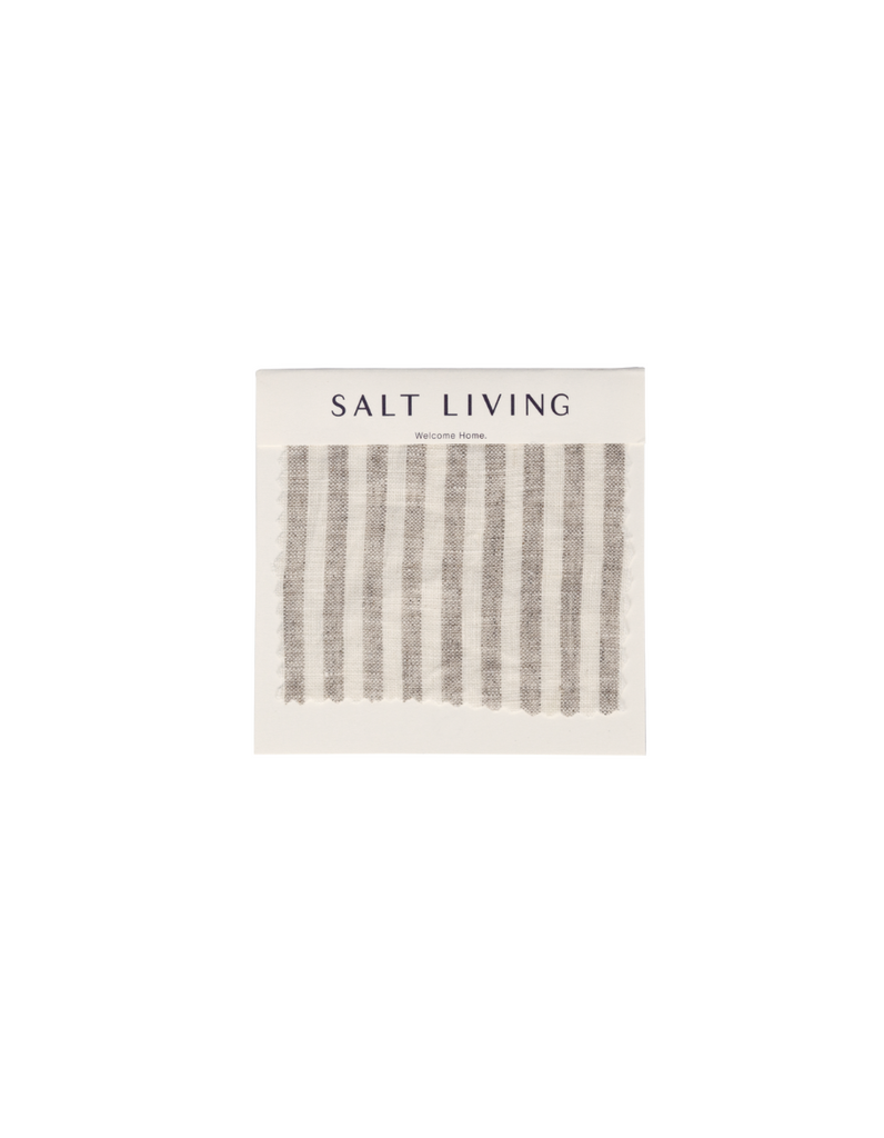  100% Linen European Pillowcases by Salt Living | Stripes Linen Euros