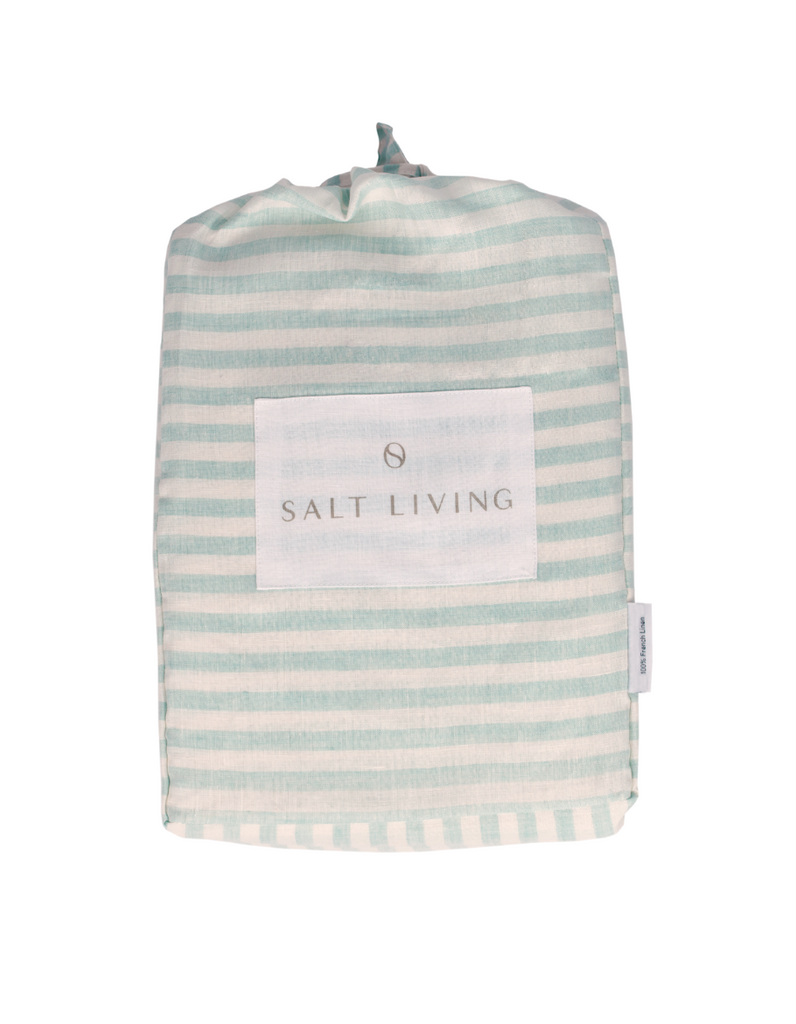 Striped Linen Duvet Cover Set by Salt Living