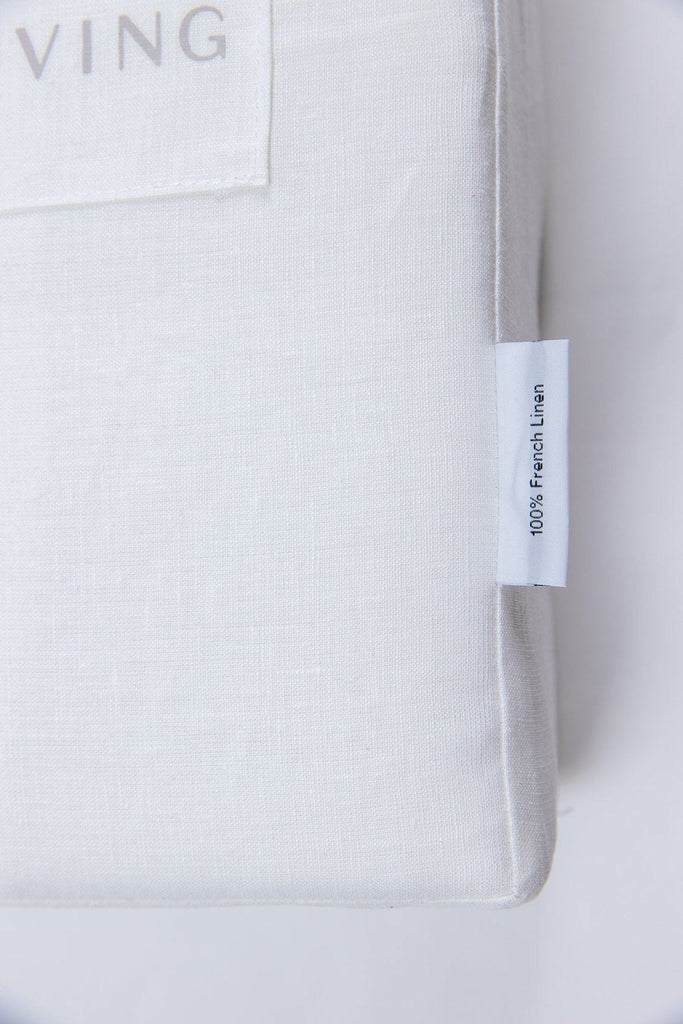 Linen Duvet Cover Set - White - Salt Living