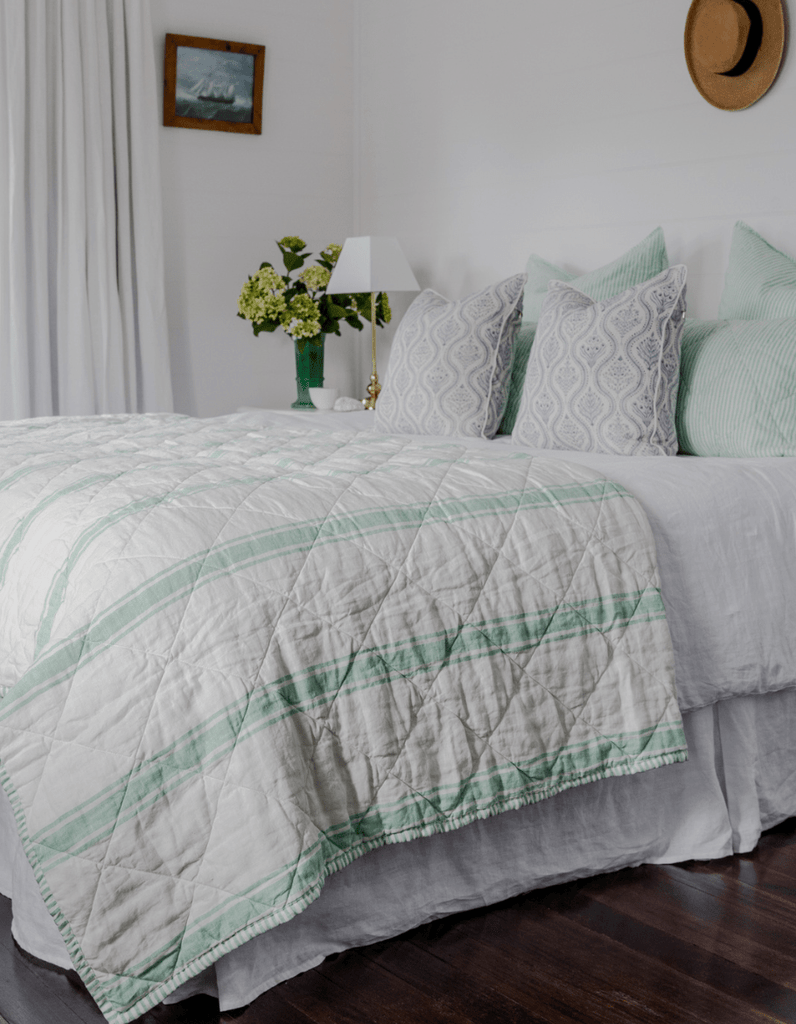 Linen Duvet Cover Set - White - Salt Living