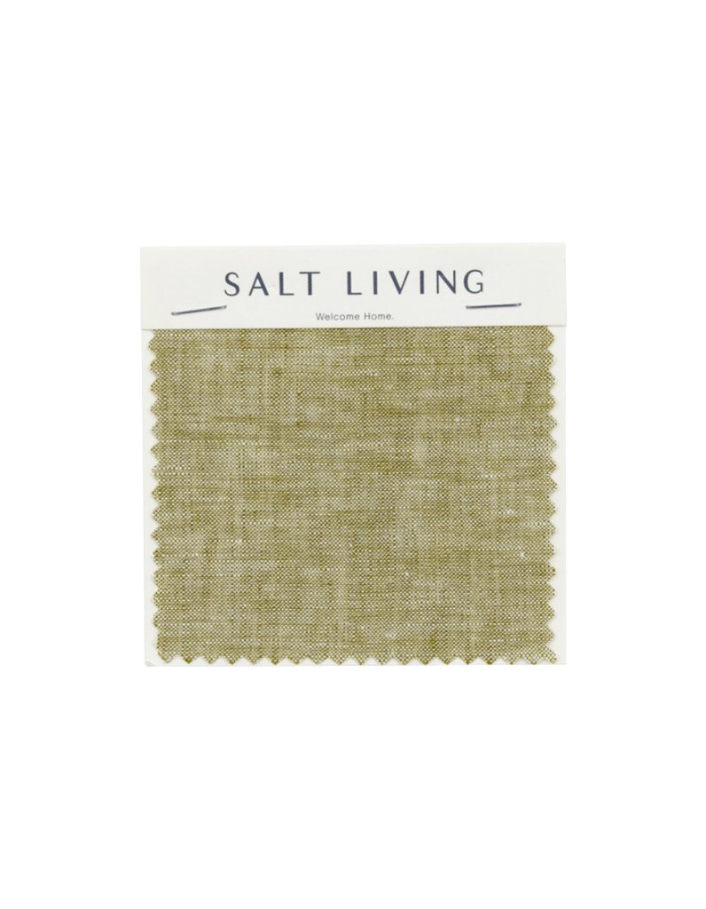 Linen Fabric Swatch - Kelp - Salt Living