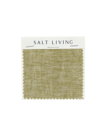 Linen Fabric Swatch - Kelp - Salt Living