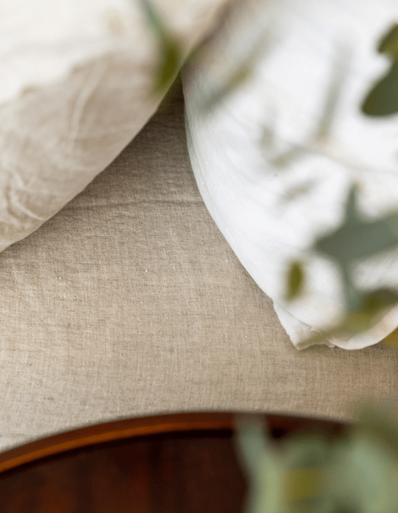 Linen Fitted Sheet - Natural - Salt Living