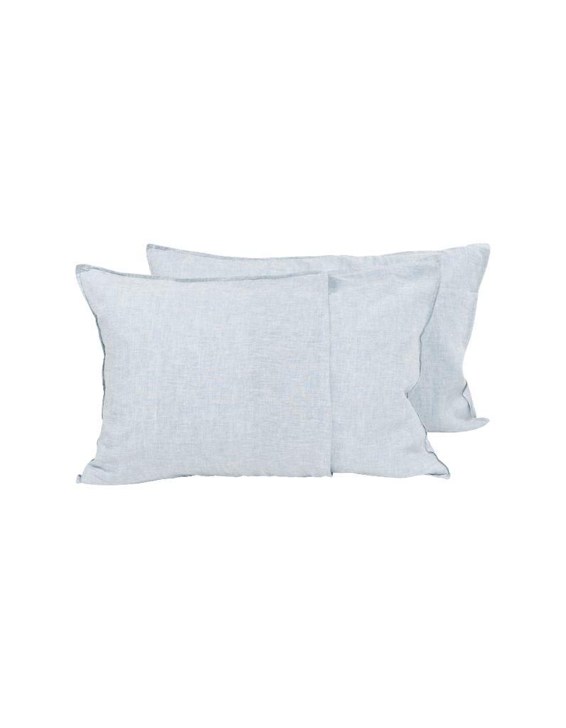 Linen Pillowcase Set - French Blue - Salt Living
