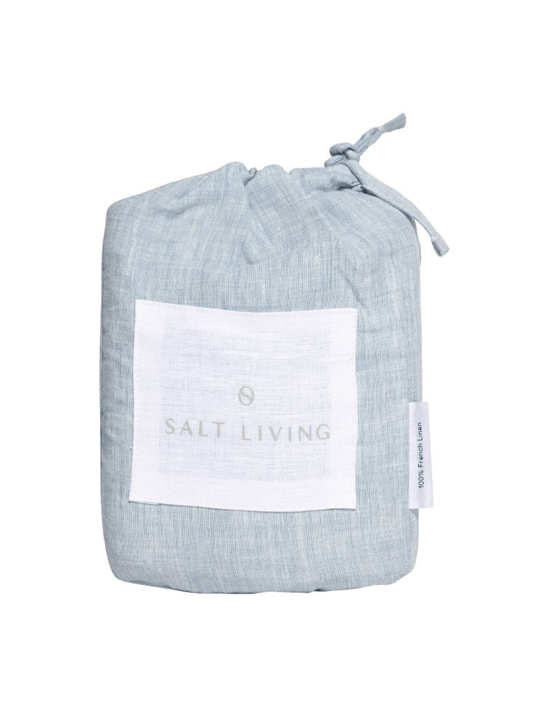 Linen Pillowcase Set - French Blue - Salt Living