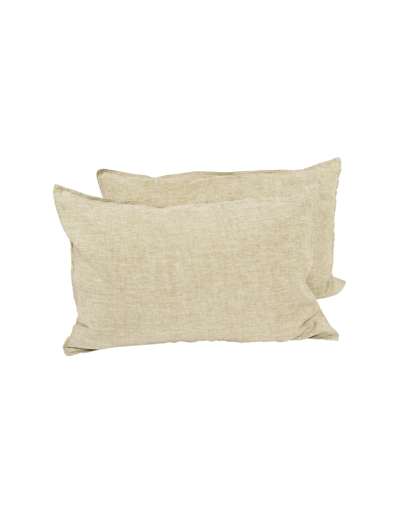 Linen Pillowcase Set - Kelp - Salt Living