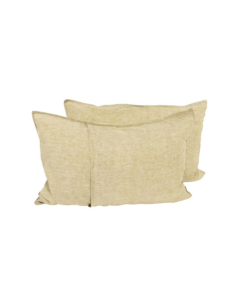 Linen Pillowcase Set - Kelp - Salt Living