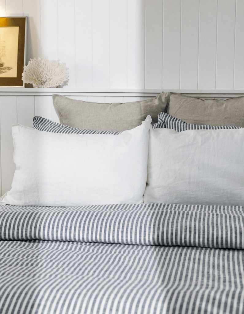 Linen Pillowcases - White - Salt Living