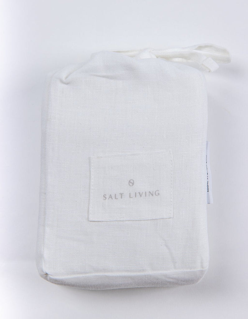 Linen Pillowcases - White - Salt Living