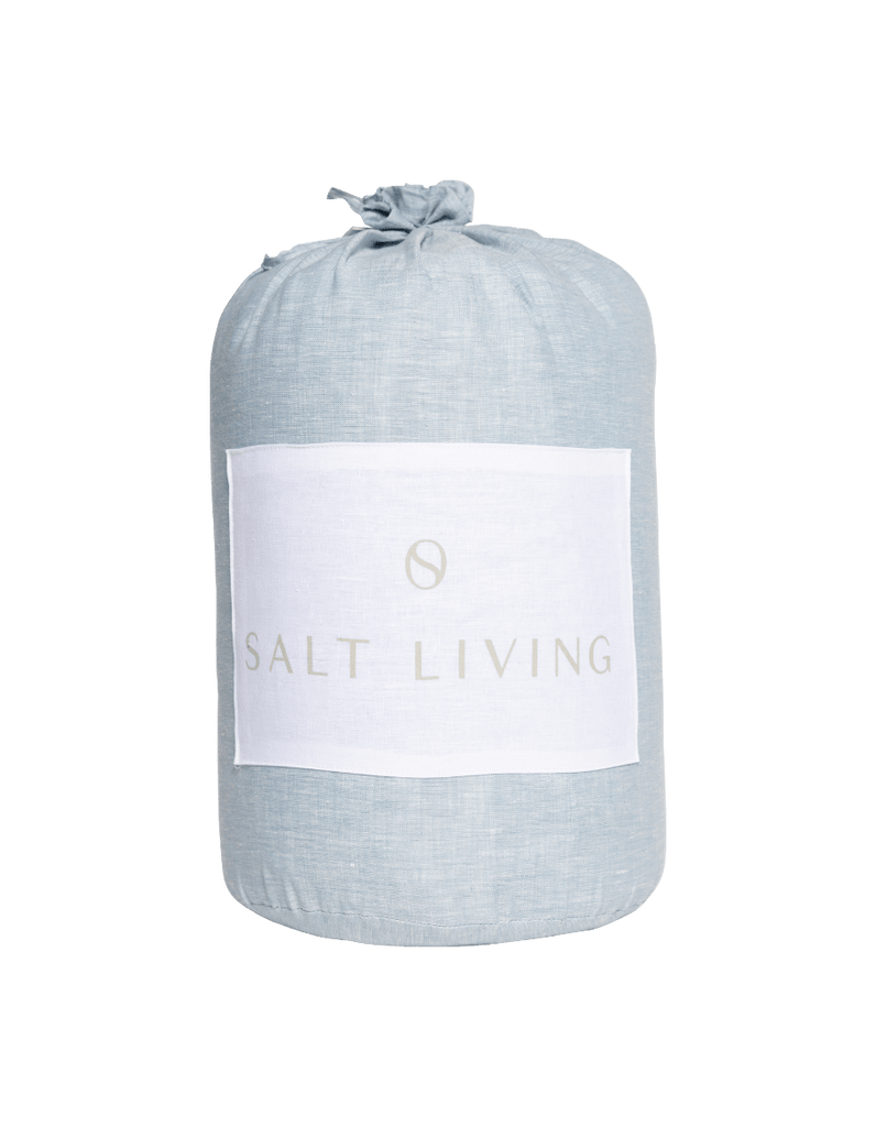 Linen Quilt - French Blue - Salt Living