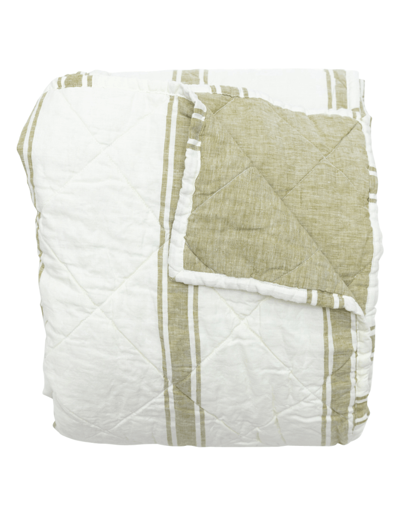 Linen Quilt - Kelp - Salt Living