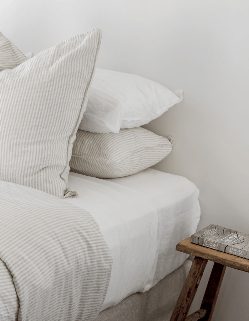 Linen Sheet Set - White - Salt Living