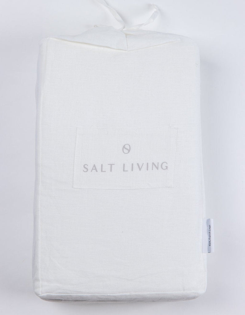 Linen Sheet Set - White - Salt Living