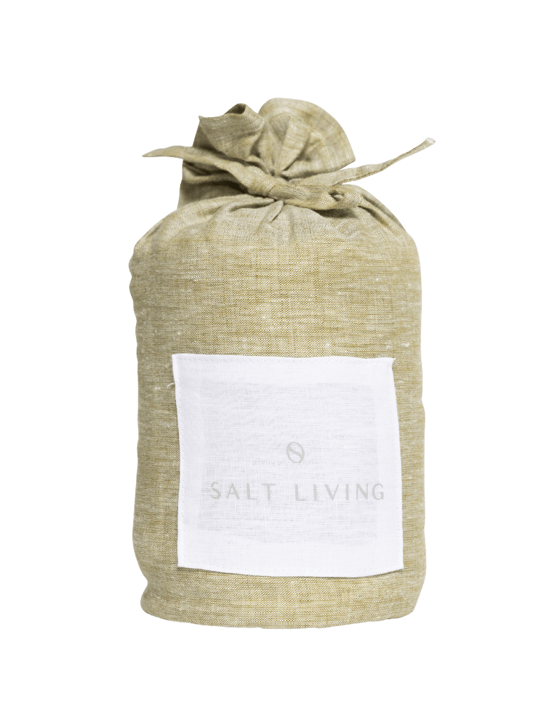 Quilted Pillow Sham - Kelp Linen - Salt Living